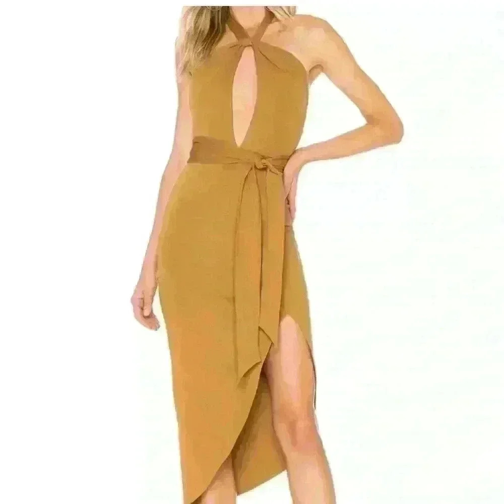 House of Harlow Revolve Loretta dress in Toffee, XS